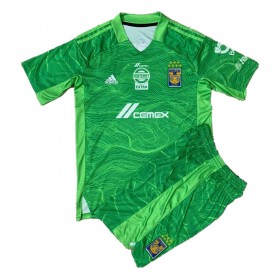 Camisolas de futebol Tigres UANL Guarda Redes Criança Equipamento Alternativa 2021/22 Manga Curta